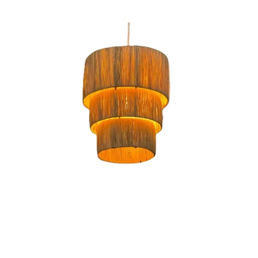 Myko Rafya Hasır Sarkıt Avize