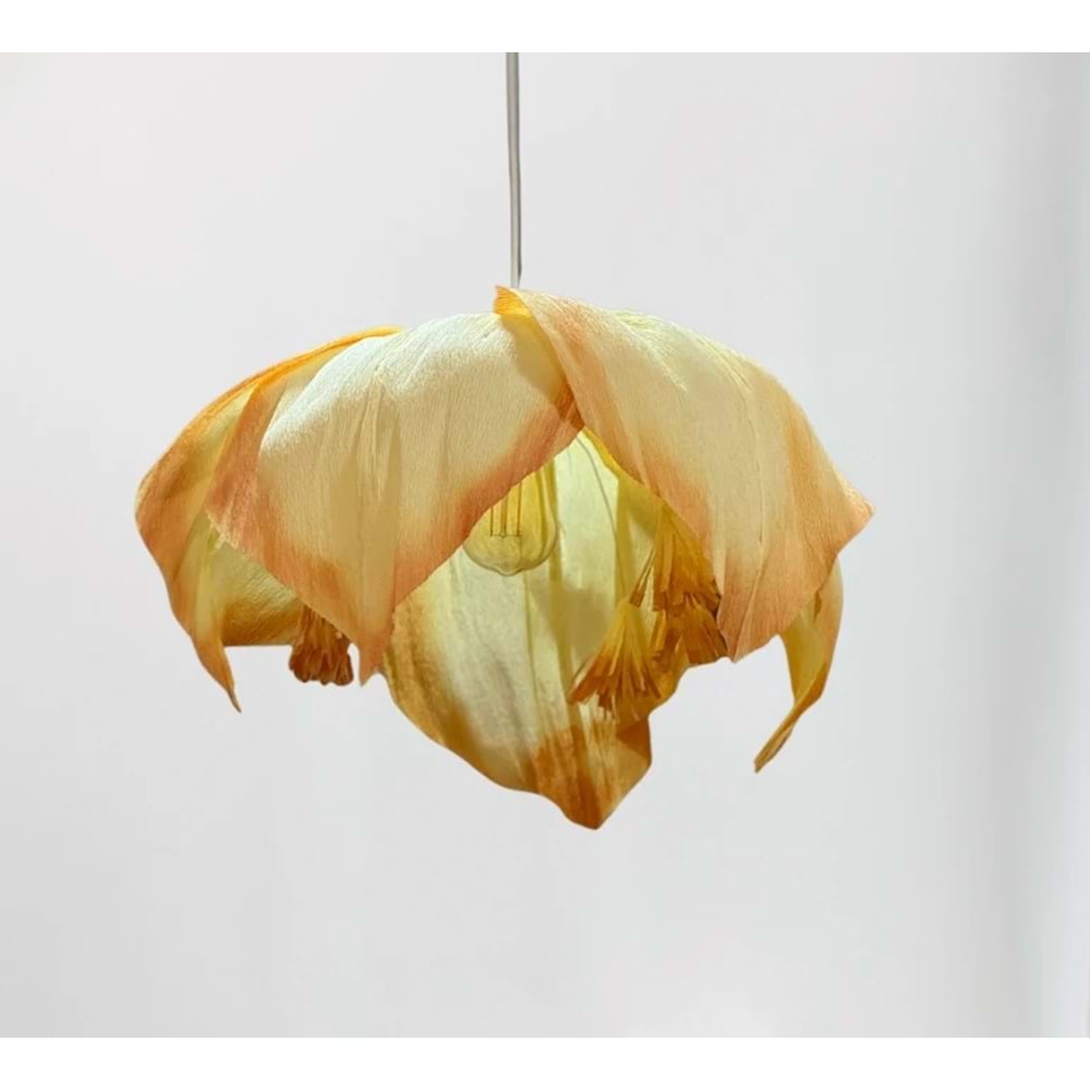 Tevva İtalyan Krapon Kağıt Sarkıt Avize