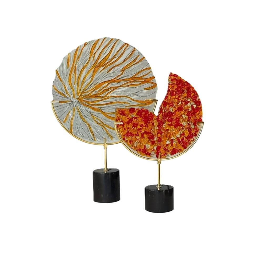 2 Li Mermer Kaide Ay Füzyon Turuncu