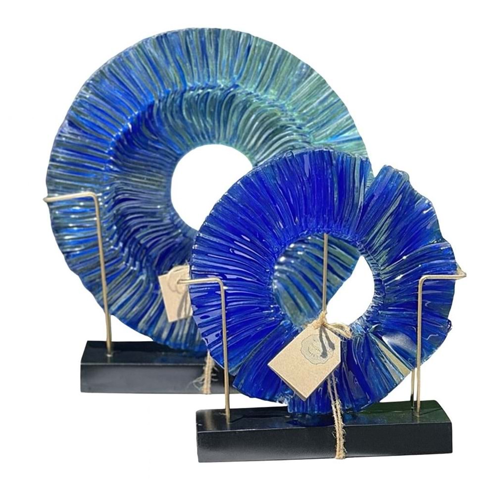 2 li Ahşap Kaide Cam Füzyon Göl