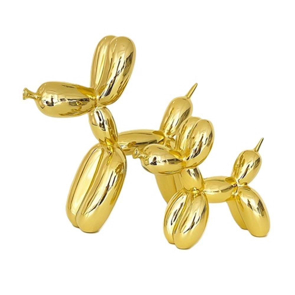 İthal 2 li Balon Köpek Gold
