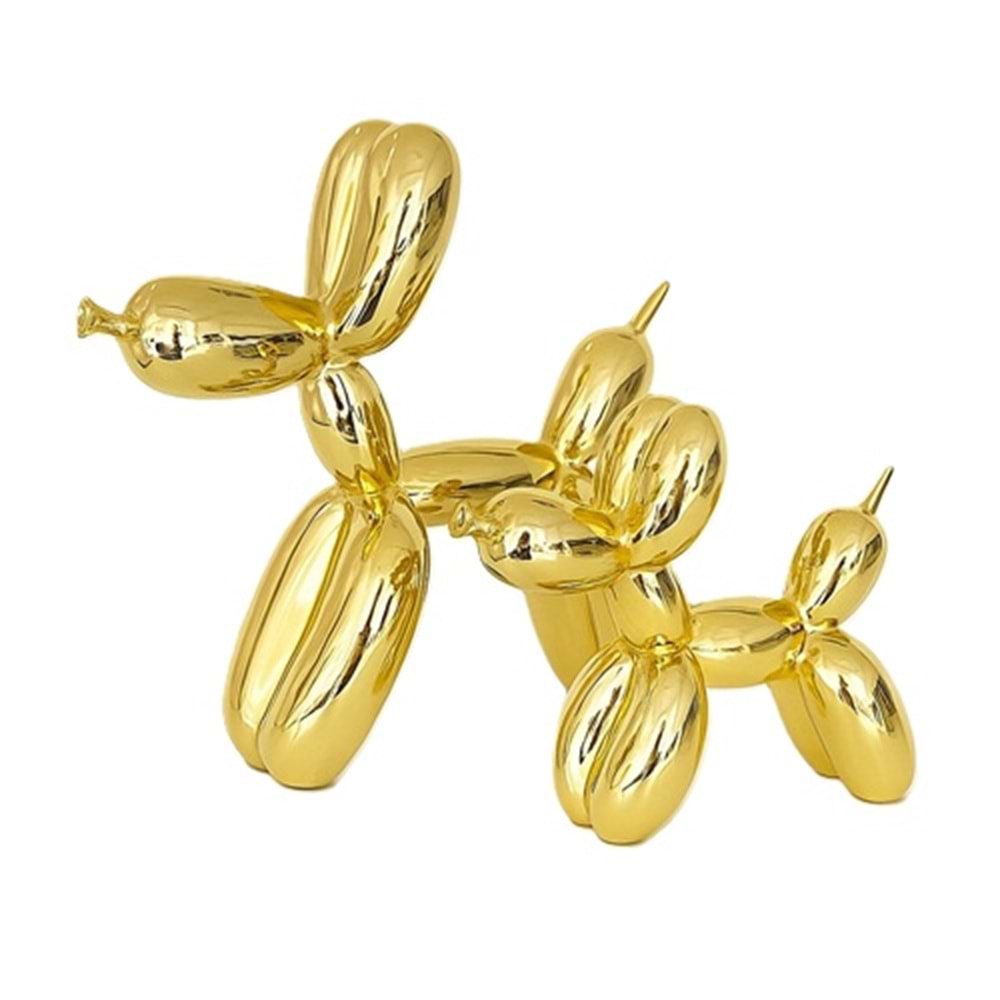 İthal 2 li Balon Köpek Gold
