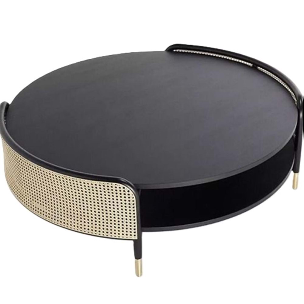 Ara Bölmeli Hazeran Hasır Orta Sehpa