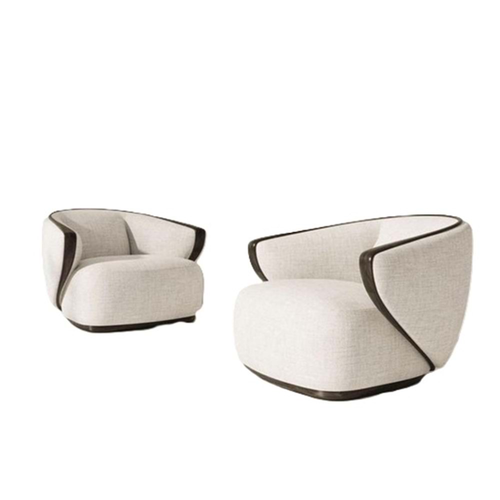 Cilalı Ahşap Kolçaklı Berger Koltuk 90x90x75 cm