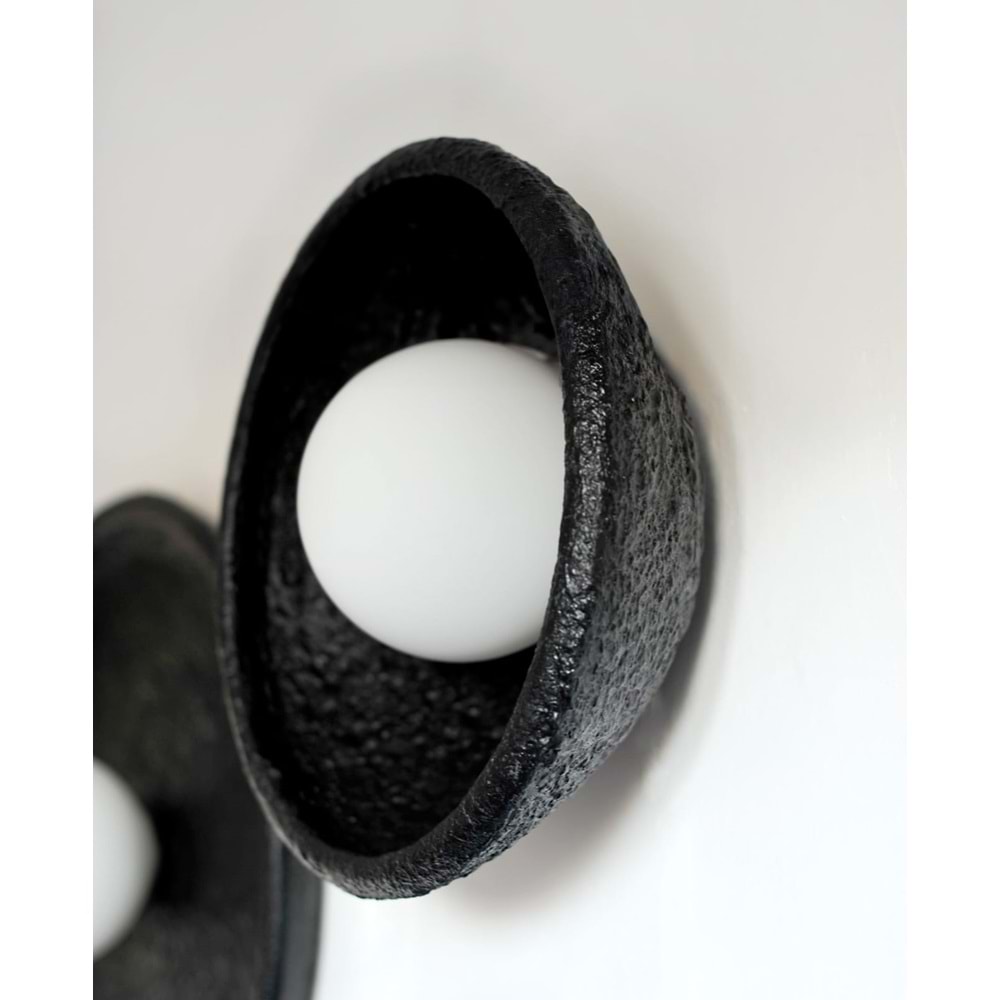 Duvar Apliği Siyah 50 cm