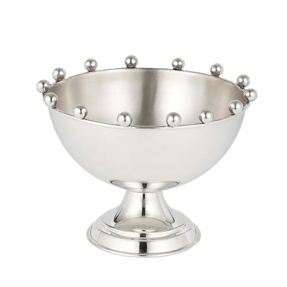 Toplu Lem Kase 25 Cm Gümüş