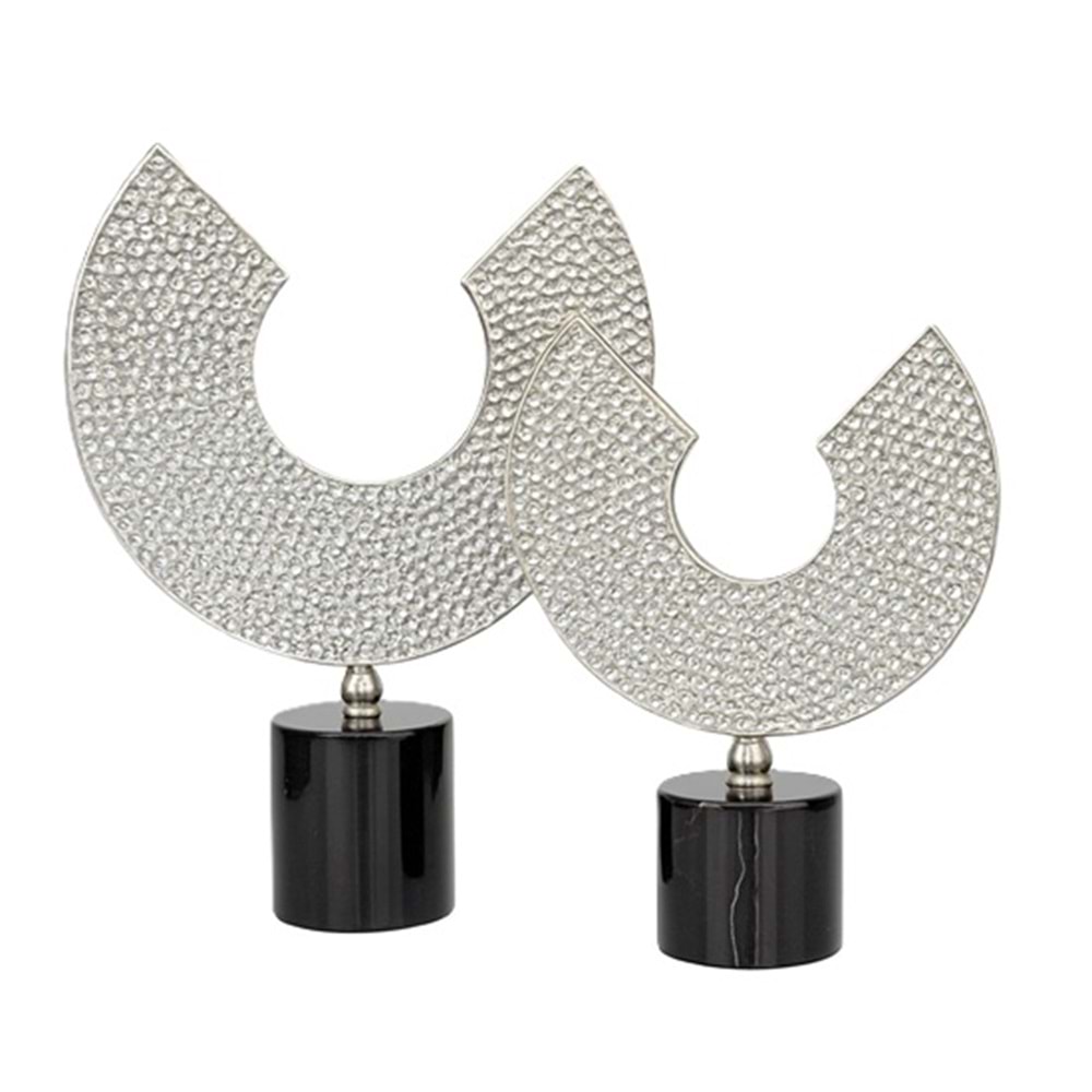 2 Li Yarım Ay Petek Disk Gümüş