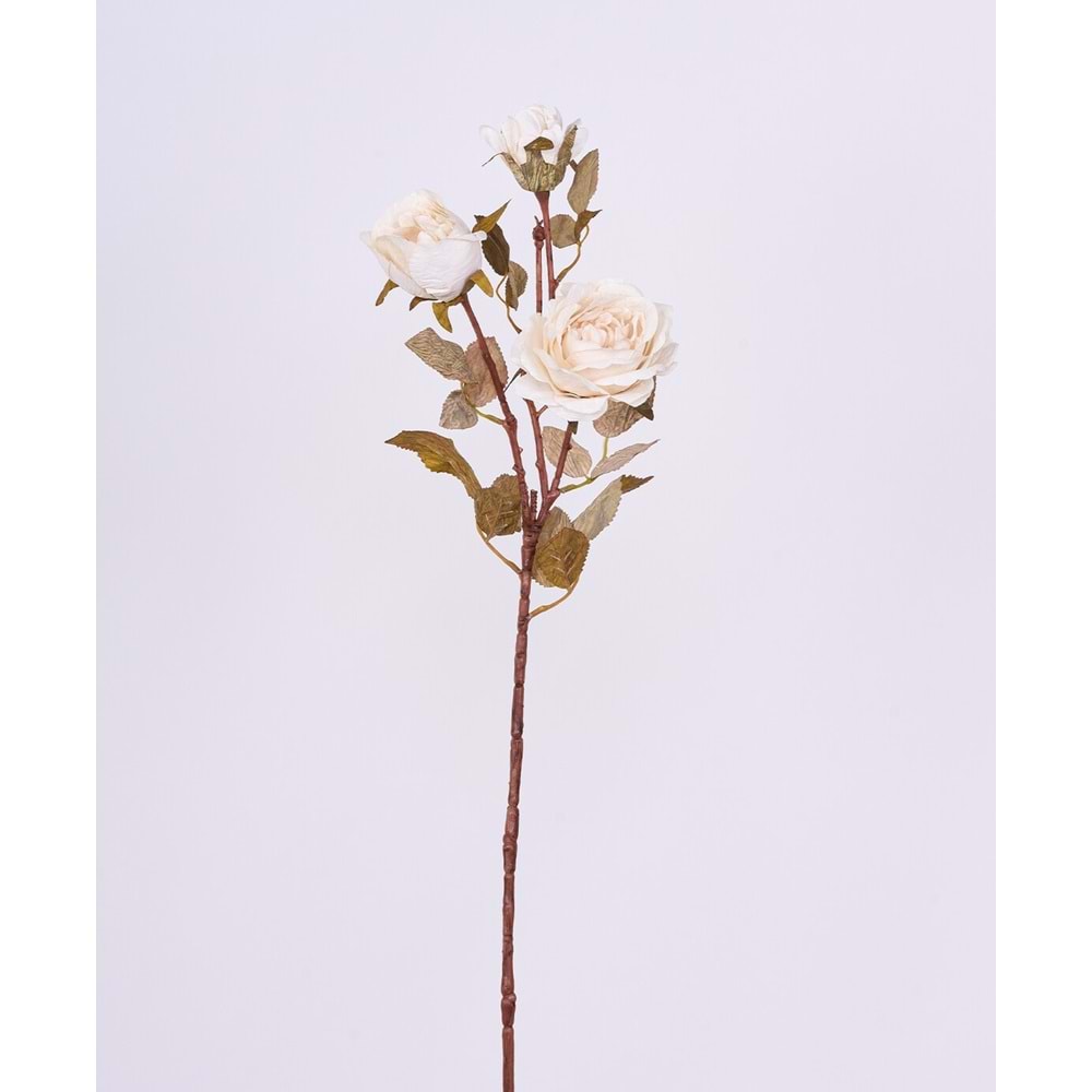 PASTEL KREM TEK DAL GÜL 3 KAFA