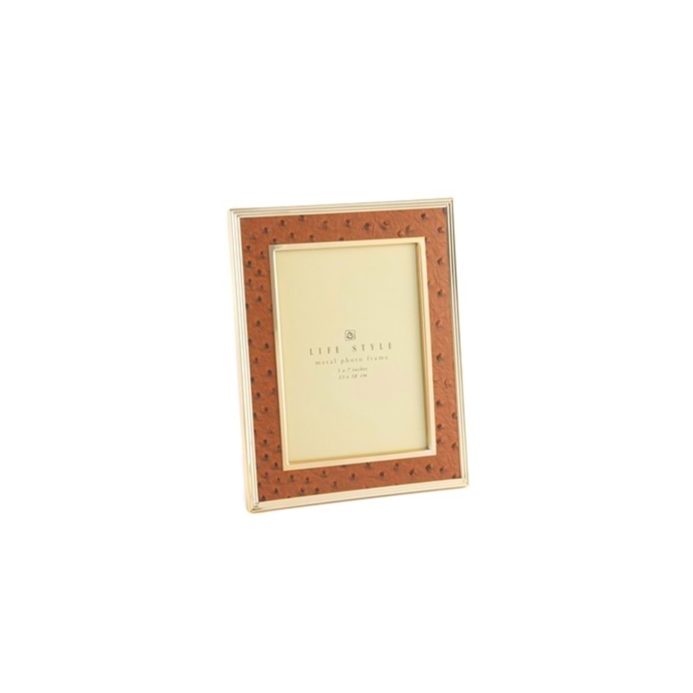 Tarçın Gold Deri Çerçeve 13x18cm