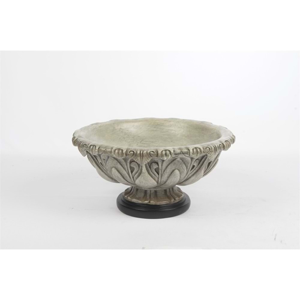 Gri ayaklı Dek Kase 28x15