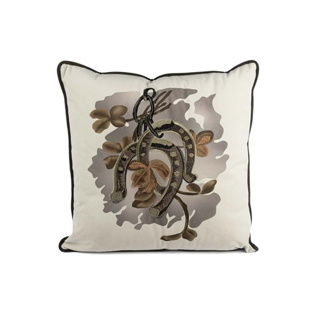 Pegasus 55x55 Nal Nakışlı Kırlent