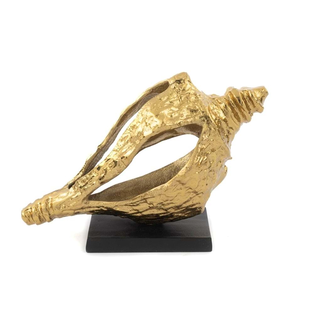 COWRY GOLD METAL DEKOR OBJE