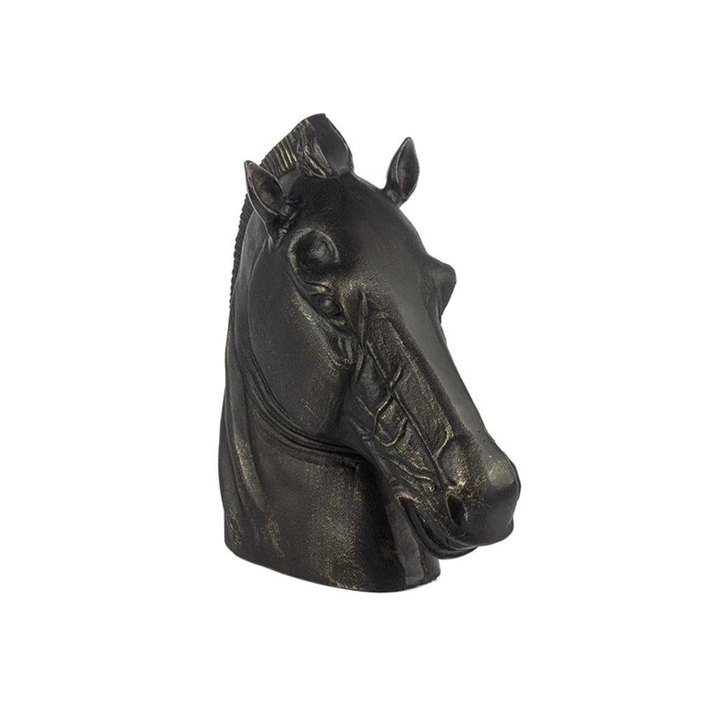 SİYAH AT BÜST 36x16x37 CM