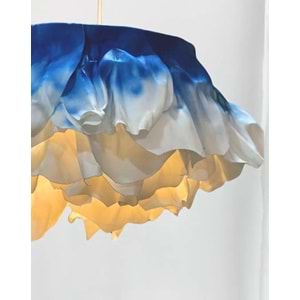 Modern Saks Mavisi Anemon Avize