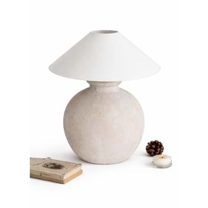 Tombik Bej Abajur 55/60 cm