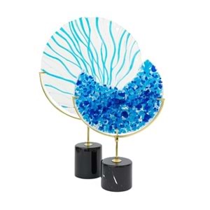 2 Li Mermer Kaide Ay Füzyon Mavi