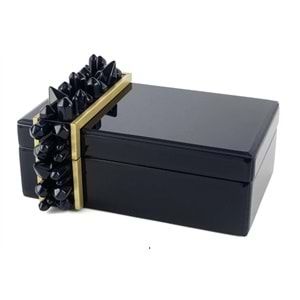 Polky Lacivert Cam Kutu 26x20x15 cm