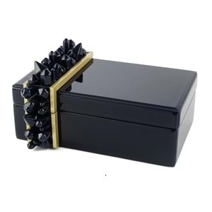 Polky Lacivert Cam Kutu 26x20x15 cm