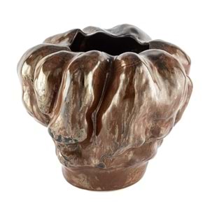 Kahve Dokulu Vazo 35x30 cm