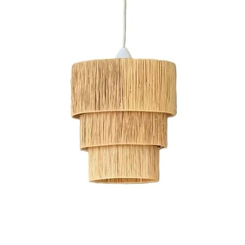 Myko Rafya Hasır Sarkıt Avize