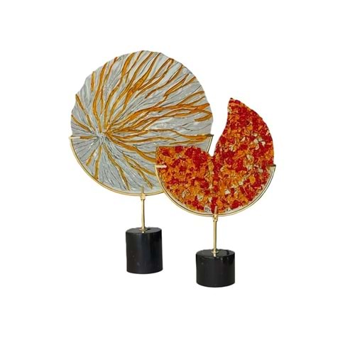 2 Li Mermer Kaide Ay Füzyon Turuncu