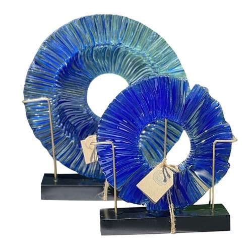 2 li Ahşap Kaide Cam Füzyon Göl