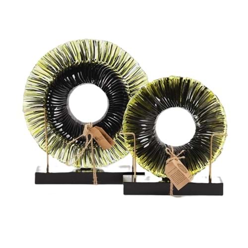 Kulplu Sürahi Küp Siyah 45 cm