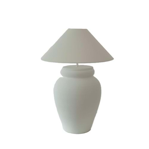 Beyaz Abajur 55/60 cm