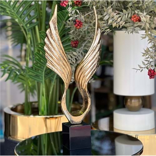 Döküm Melek Kanadı Altın