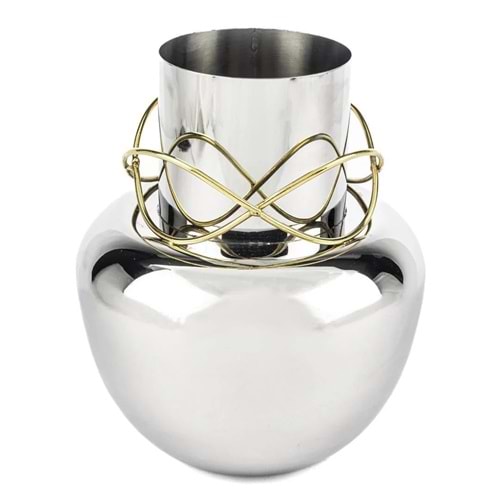 Gümüş Vazo 24x26 cm