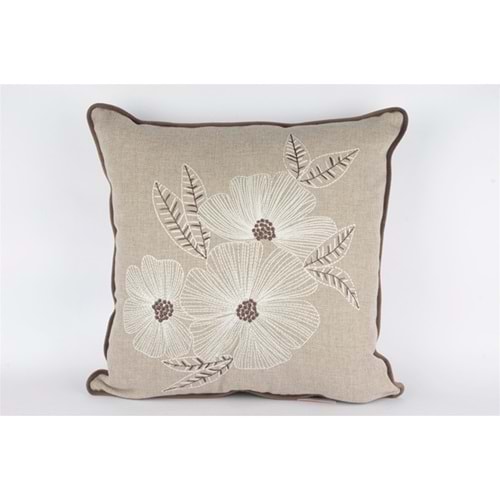 Layla çiçekli 50x50 Kırlent