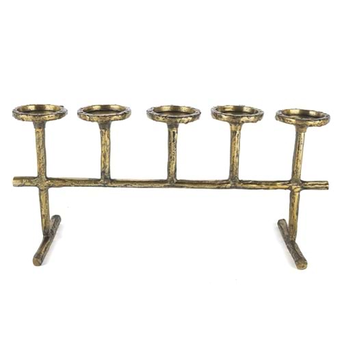 ANTİK GOLD 5 Lİ MUMLUK