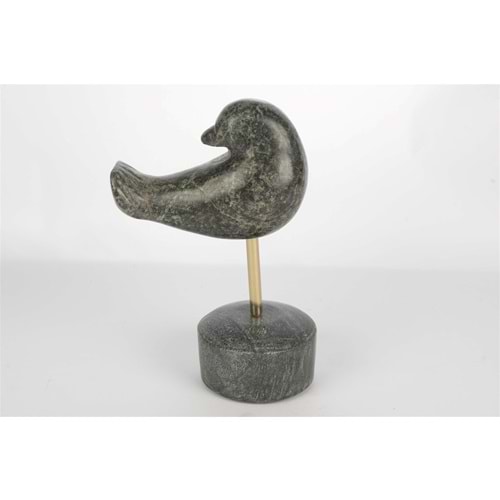 Mermer Kuş Dekor 14x22 cm