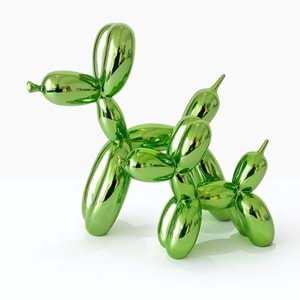 İthal 2 li Balon Köpek Yeşil