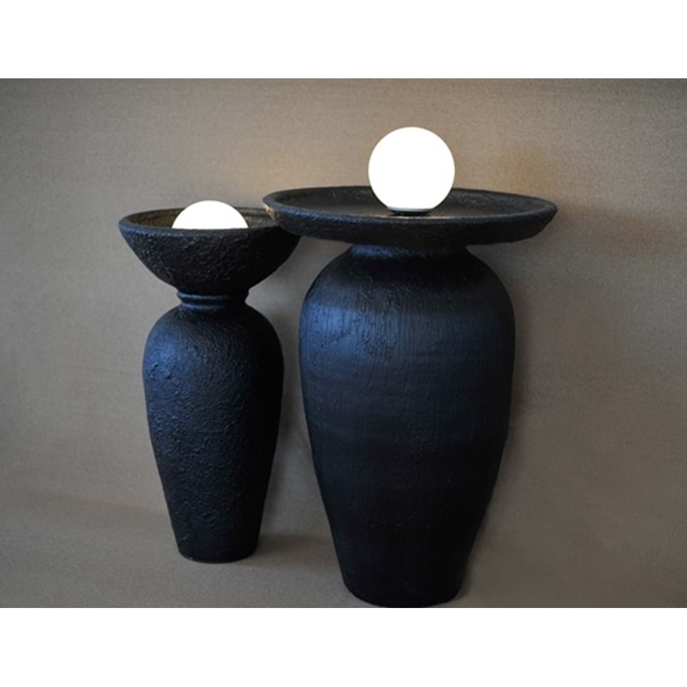 Siyah Küp Lamba 80 cm