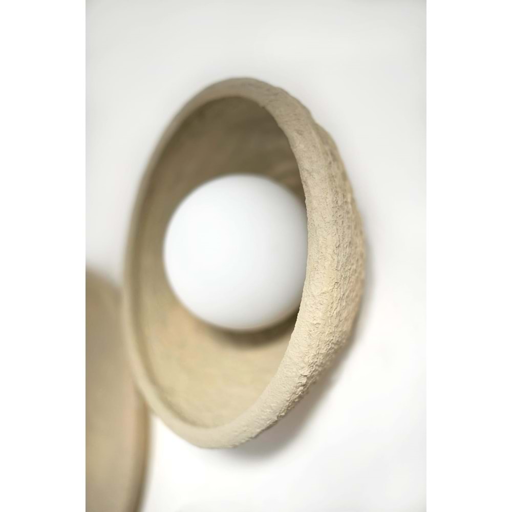 Duvar Apliği Bej 38 cm