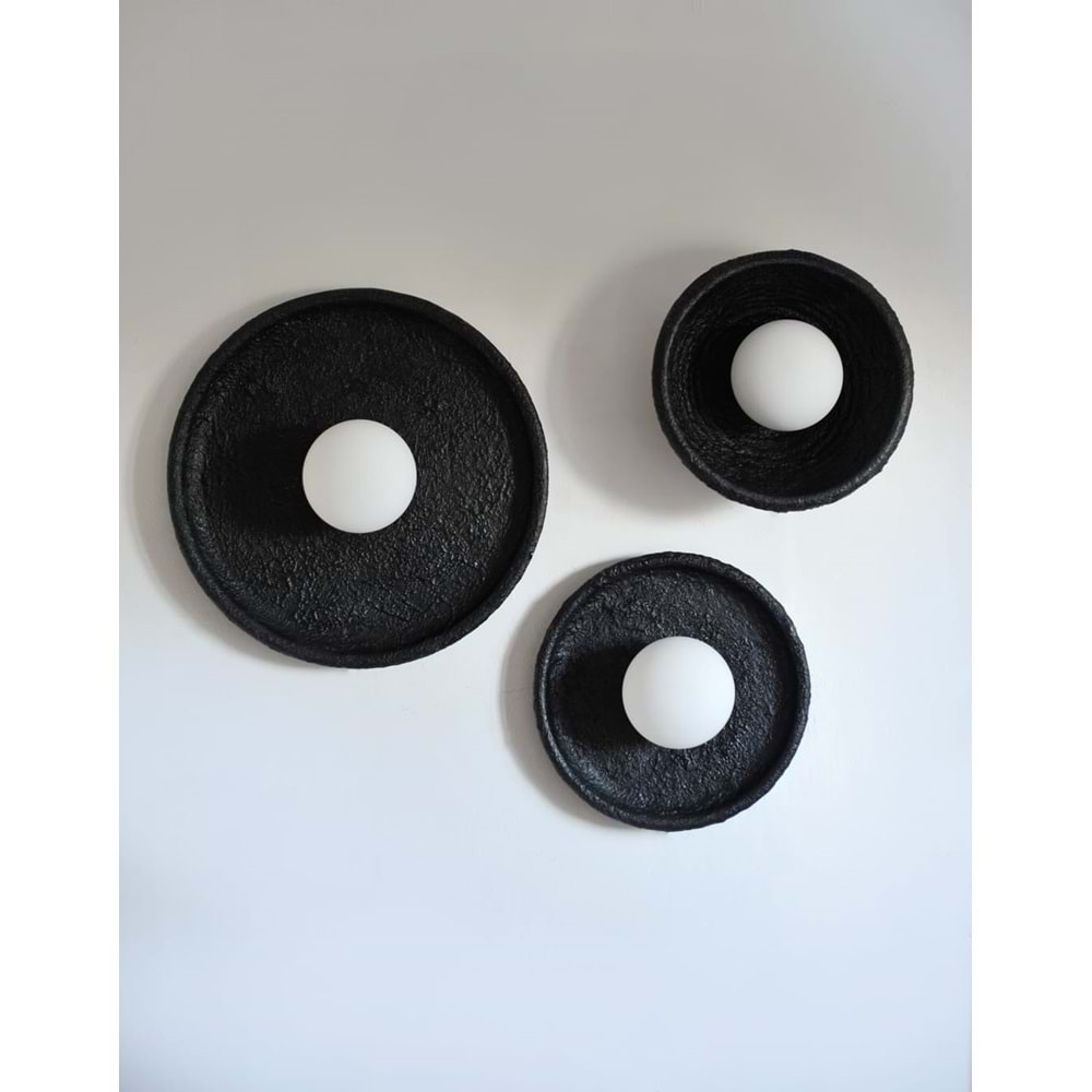 Duvar Apliği Siyah 50 cm