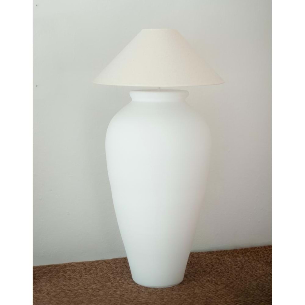 Beyaz Abajur 85 cm
