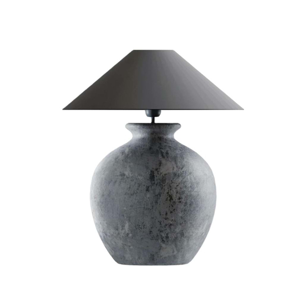 Tombik Gri Abajur 55/60 cm