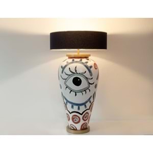 Göz Desenli Abajur 85 cm