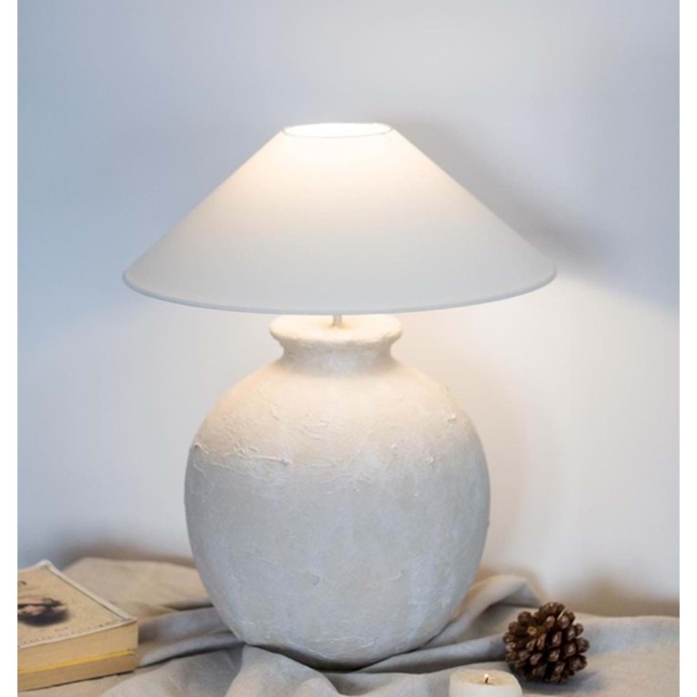 Tombik Bej Abajur 55/60 cm