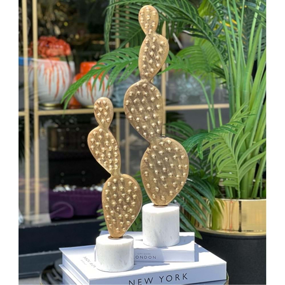 2 Li Kaktüs Eskitme Döküm