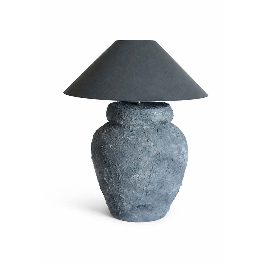 Tortulu Gri Abajur 55/60 cm