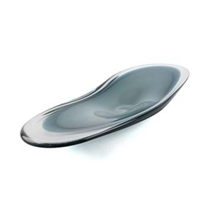 Lunera Turkuaz Cam Dek Tabak 65x25 cm