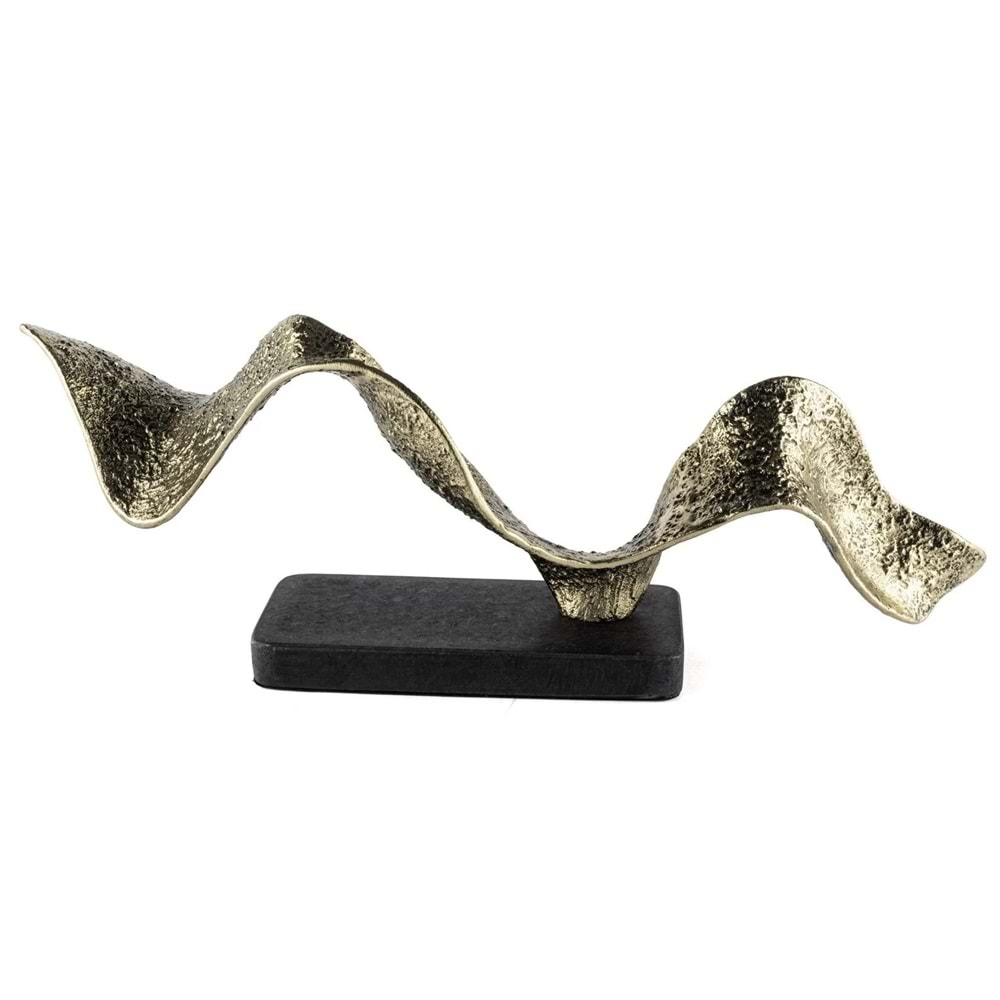 Bronz Siyah Kaideli Yatay Biblo 58x20 cm