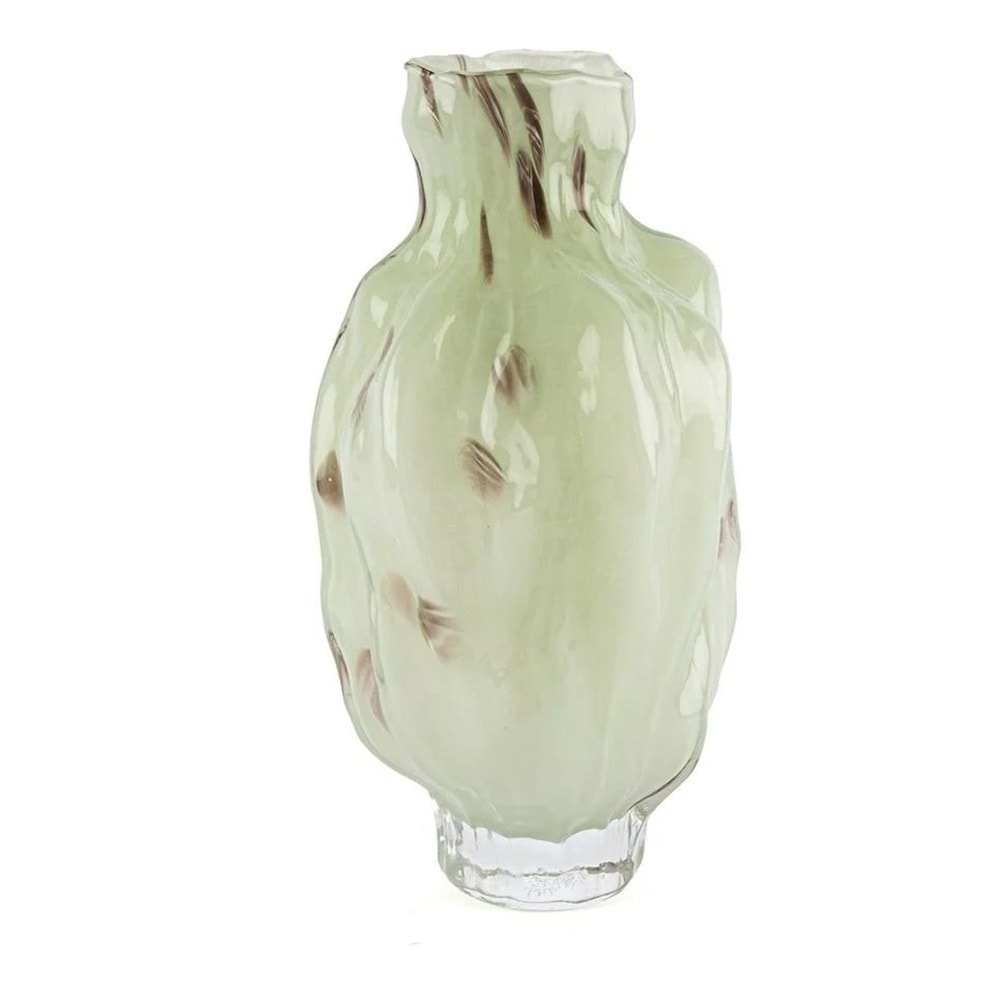 Lunera Su Yeşili Cam Vazo 22x25 cm