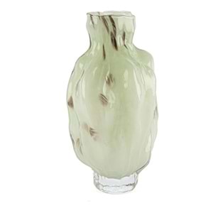 Lunera Su Yeşili Cam Vazo 22x25 cm