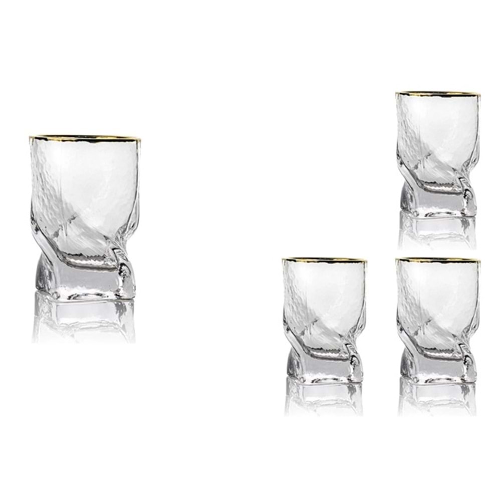 Twist Gold 4lü Meşrubat Bardağı 280ml