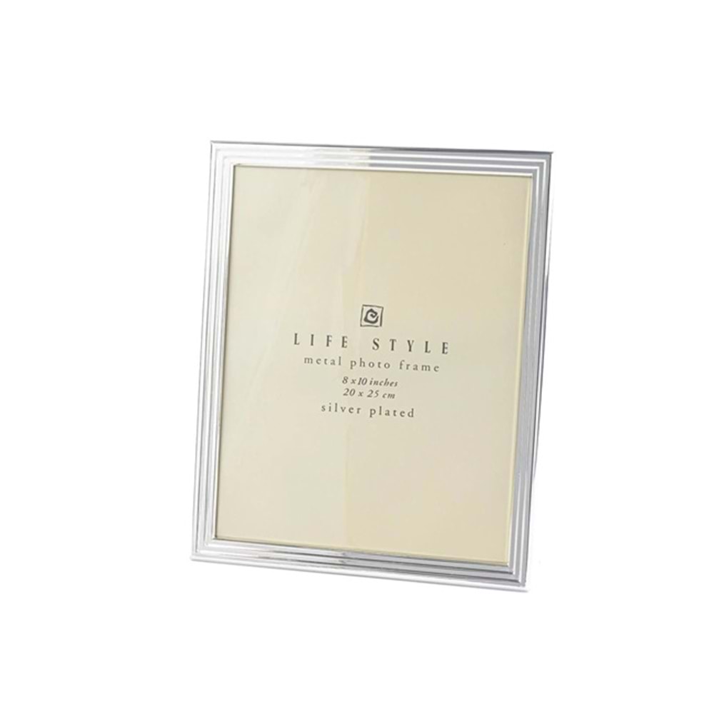 Parlak Gümüş Çerçeve 20x25cm