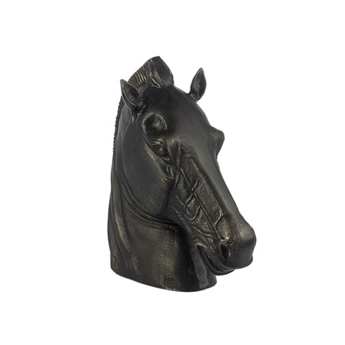 SİYAH AT BÜST 36x16x37 CM